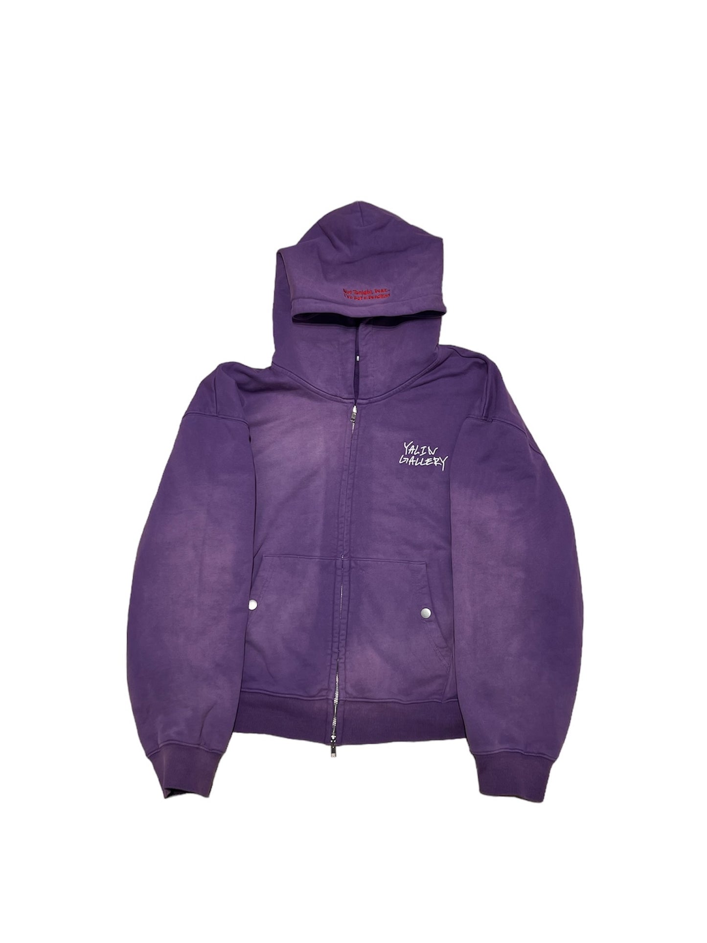 Dear Purple Zip up Hoodie